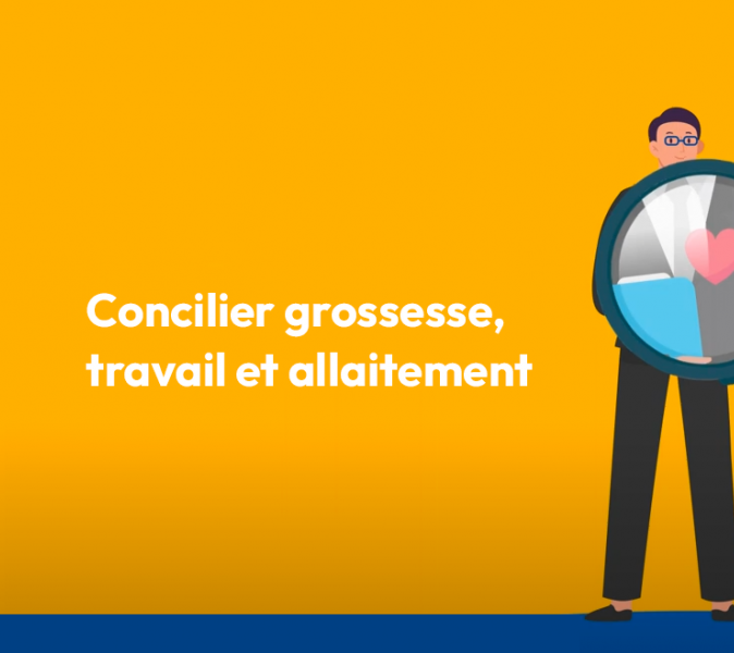 Concilier grossesse travail et allaitement